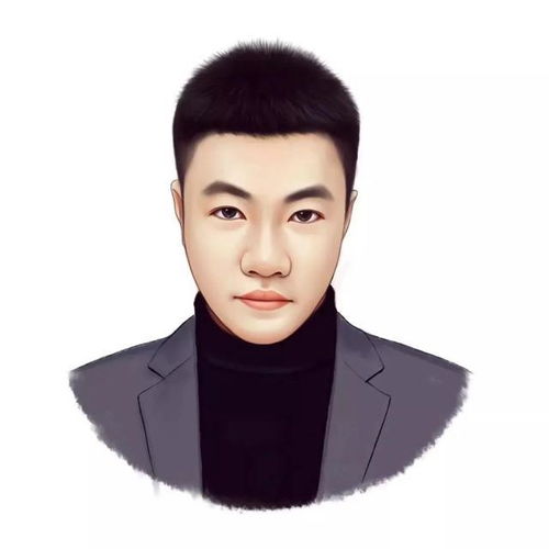 3d手绘立体写实男生头像质感十足