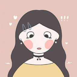 粉色系列女生动漫头像可爱少女心