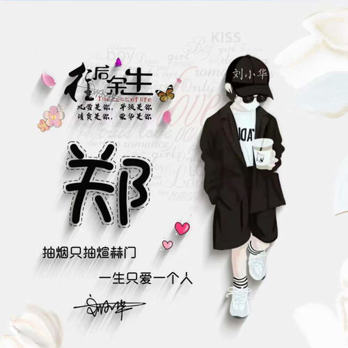 2022最火卡通姓氏头像,可爱情侣百家姓签名头像,你值得拥有