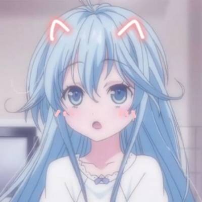 粉色系软萌的动漫女生头像