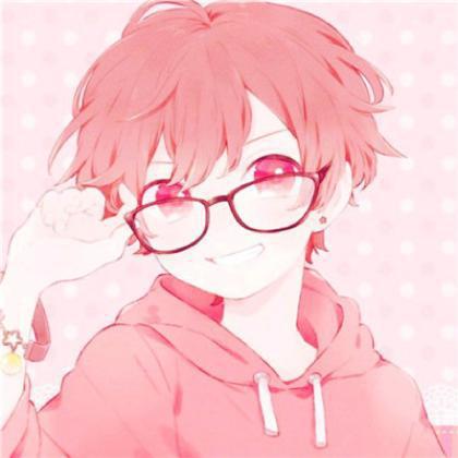 卡通情侣头像二次元少女心一对两张
