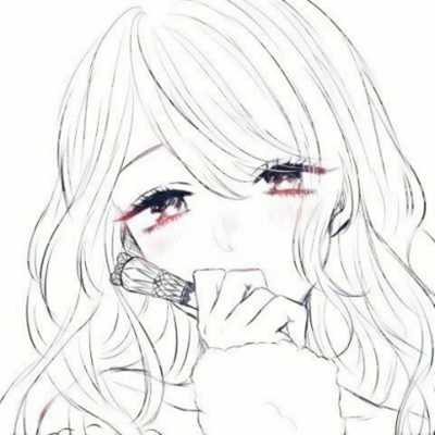 二次元动漫手绘爱人头像