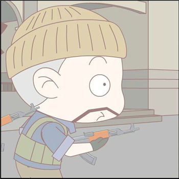 cf爆笑漫画雇佣兵也疯狂本期暴力女汉子