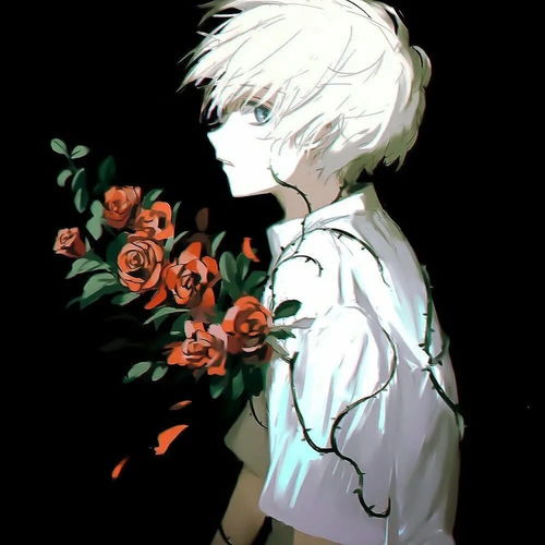 动漫男头手绘插画风小众男生头像