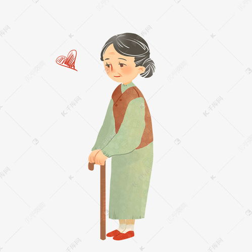 拄着拐杖的奶奶素材图片免费下载千库网