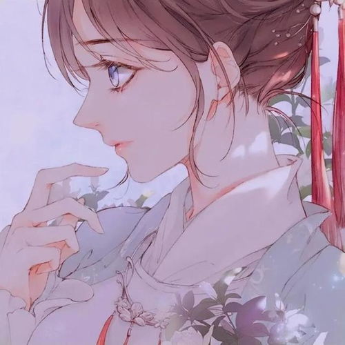 仙气十足的女子古风动漫头像温山软水繁星万千,不及你眉眼半分