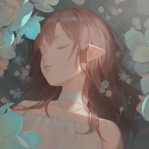 简约卡通头像女生背影插画