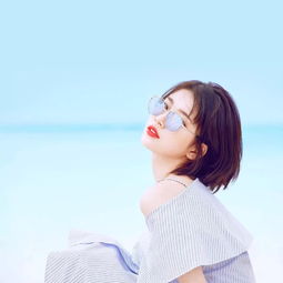 短发女生卡通头像图片似海
