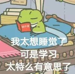 蛙仔犯困还坚持学习,你凭什么不努力