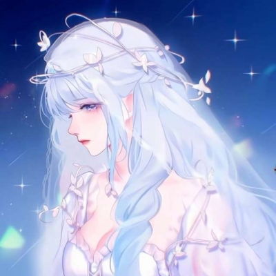 蓝色系动漫女生头像你说蓝色是卡通动漫头像我要个性网