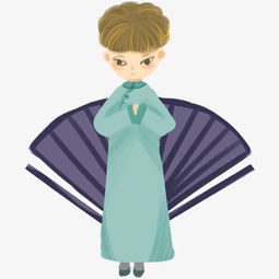 民国风手绘男子手绘免抠图图片素材其他格式下载动漫人物大全