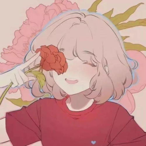 动漫女生头像开始的开始总是甜蜜的
