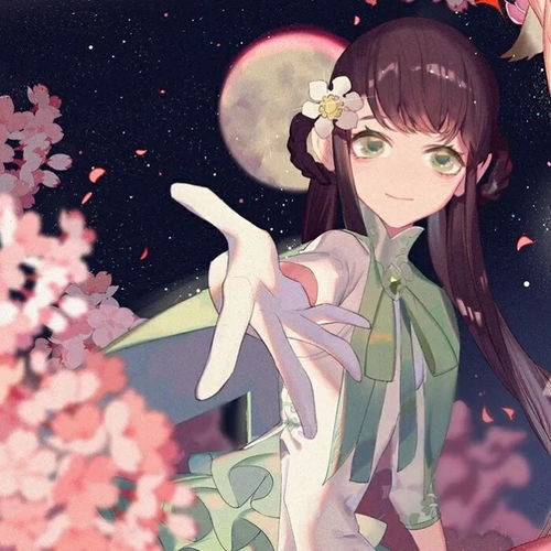 卡通动漫头像闺密女生