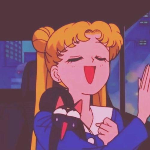 复古女生动漫头像