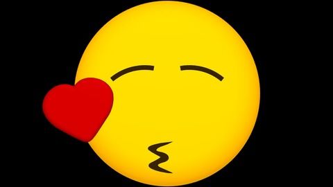 有趣的50个心情变化emoji表情动画卡通手绘元素pr模板素材