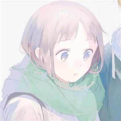 卡通情侣头像二次元少女心一对两张