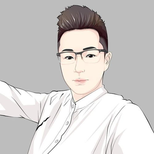 换个新头像换个风格吧,适合中年大叔的简约风真人手绘漫画头像