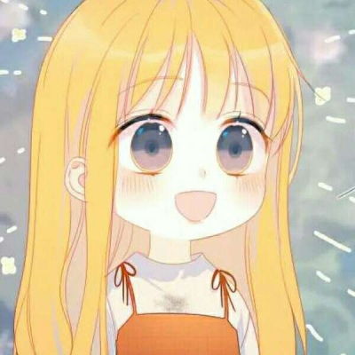 可爱动漫女头黄发再见都不说没卡通动漫头像我要个性网