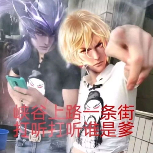 王者荣耀李信搞怪表情包