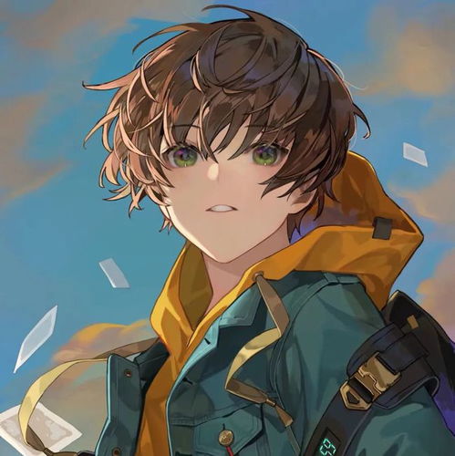 小众动漫男头手绘风帅气男生头像插画
