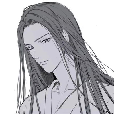 二次元黑白男生qq动漫头像