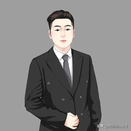 换一换你的微信头像吧,适合中年大叔的简约风漫画头像,快来选