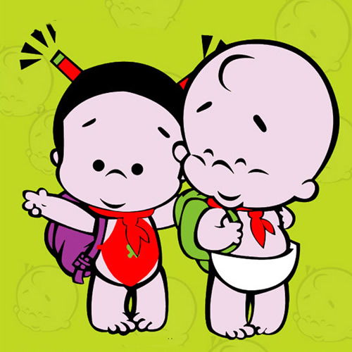 小破孩小丫上学了