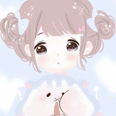 二次元软妹头像粉色系高清小仙女萝莉女头像