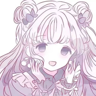 可爱的头像女生呆萌女生卡通可爱少女心头像