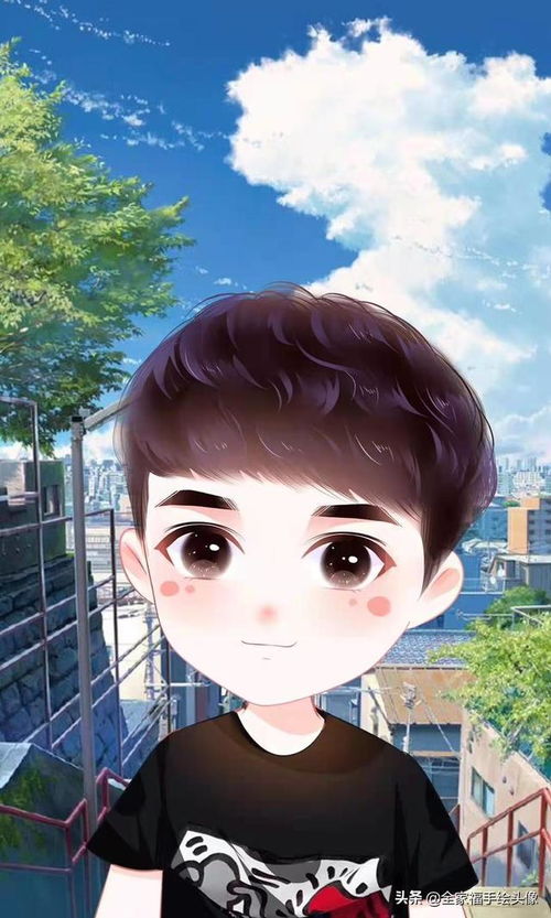 换一换微信头像,手机壁纸,一家三口,四口全家福漫画30张