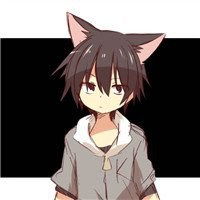 男孩与猫头像动漫微信头像图片大全