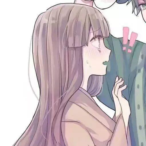 唯美卡通情侣头像一男一女这就是你想要的动漫情头
