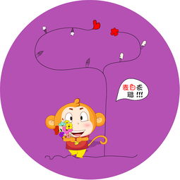 卡通猴子头像