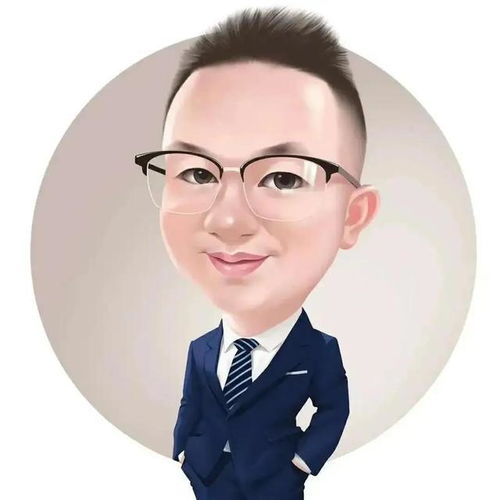 适合中年大叔的卡通大头漫画头像,幽默立体,卡通形象