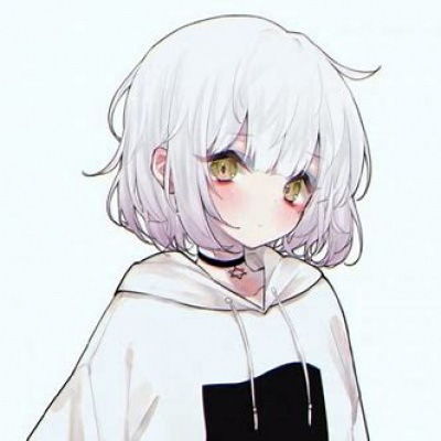 动漫二次元头像女呆萌少女粉色系动漫头像