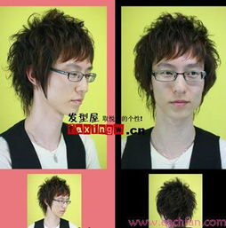 男生长脸而且又戴眼镜适合什么发型
