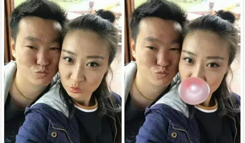 ps恶搞求大神把我俩表情p不一样,大神不一样你在吹泡泡糖