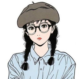 求这个动漫女头的原图复古帽子戴的圆眼睛扎两个辫子