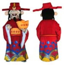 供应福建海峡动漫人偶卡通服装,财神爷价格厂家图片