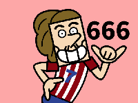 今日足坛最强表情格子666马德里竞技格列兹曼懂球帝