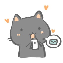 头像小白猫和小灰猫