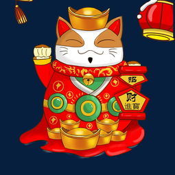 新年卡通手绘招财进宝图片素材其他格式下载动漫人物大全