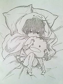 求卡通素描头像