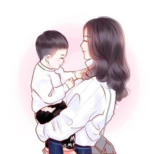 妈妈带娃卡通头像