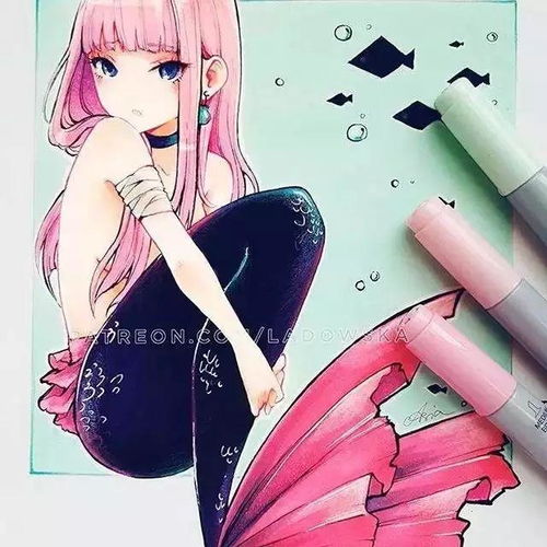 淑女头像小清新卡通手绘女