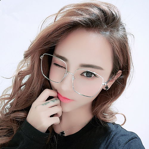 近视眼镜女复古方框眼镜男韩版有度数近视镜抖音网红同款眼镜框女