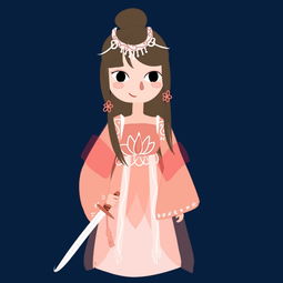 水彩风格卡通手绘风古风美女图片素材其他格式下载动漫人物大全