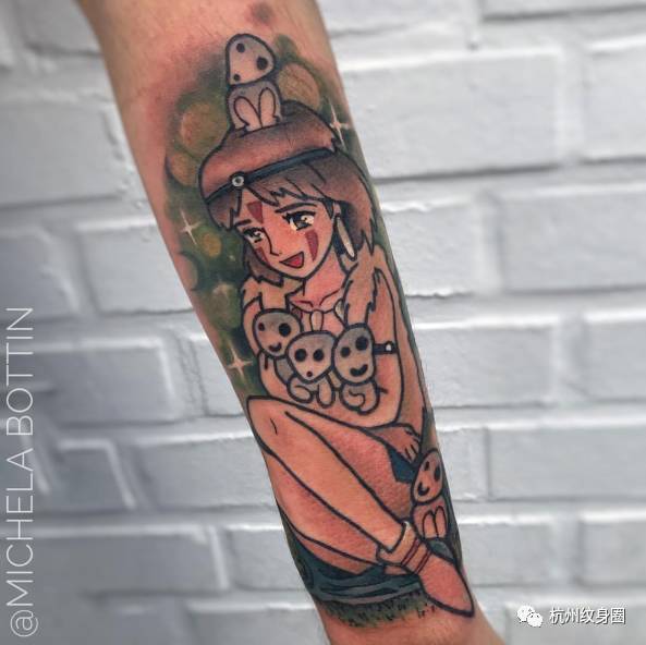 tattoo纹身素材宫崎骏动画系列