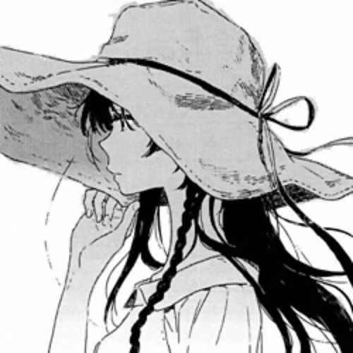 路还长温柔的事一定会发生黑白动漫女生头像漫画头像