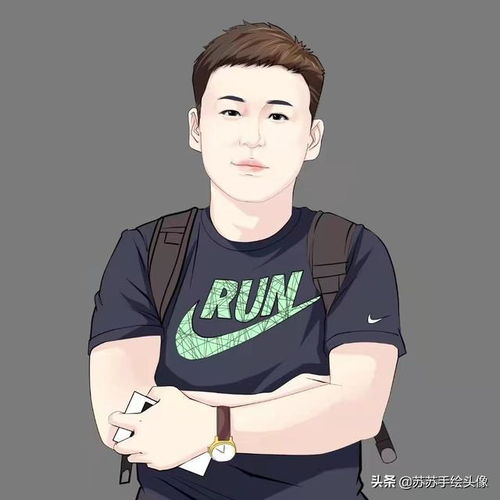 换个头像吧,适合中年男士用的手绘头像,简单大方帅气